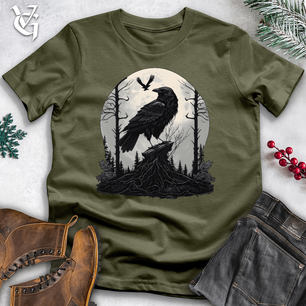 Raven Forest Moon Cotton Tee