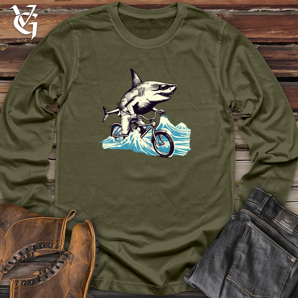 Sunset Shark Ride Long Sleeve