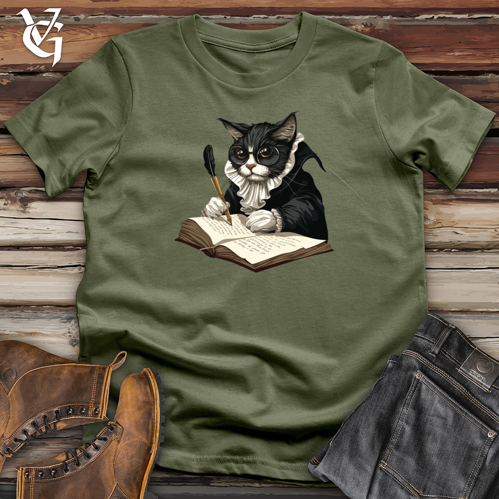 Cat Quill Author Softstyle Tee