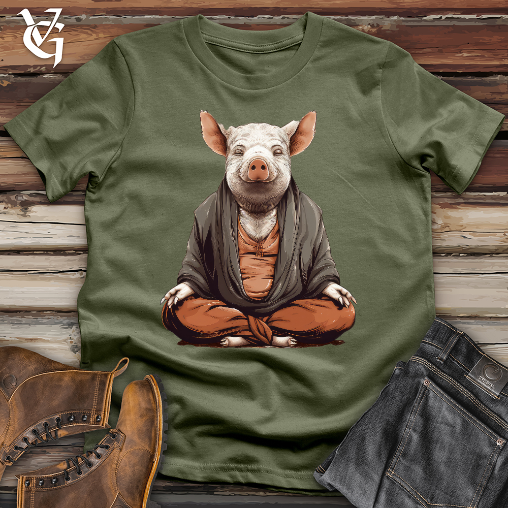 Meditating Pig Softstyle Tee