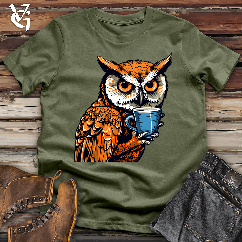 Caffeinated Owl Softstyle Tee