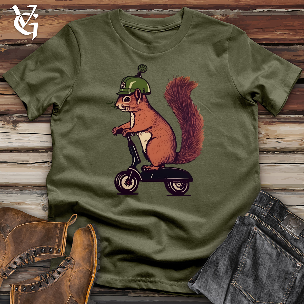 Squirrel Scoot Cotton Tee