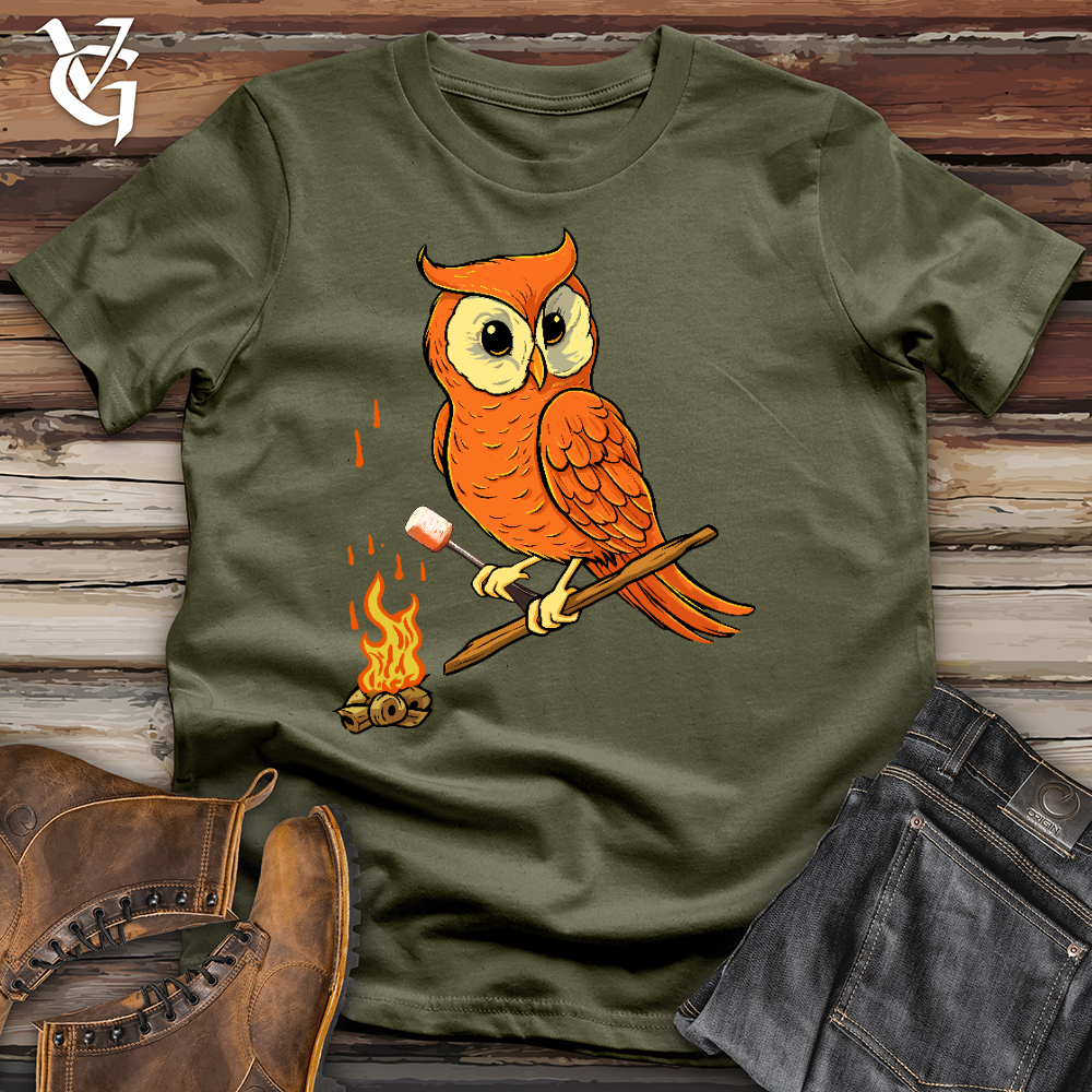 Owl Smores Cotton Tee