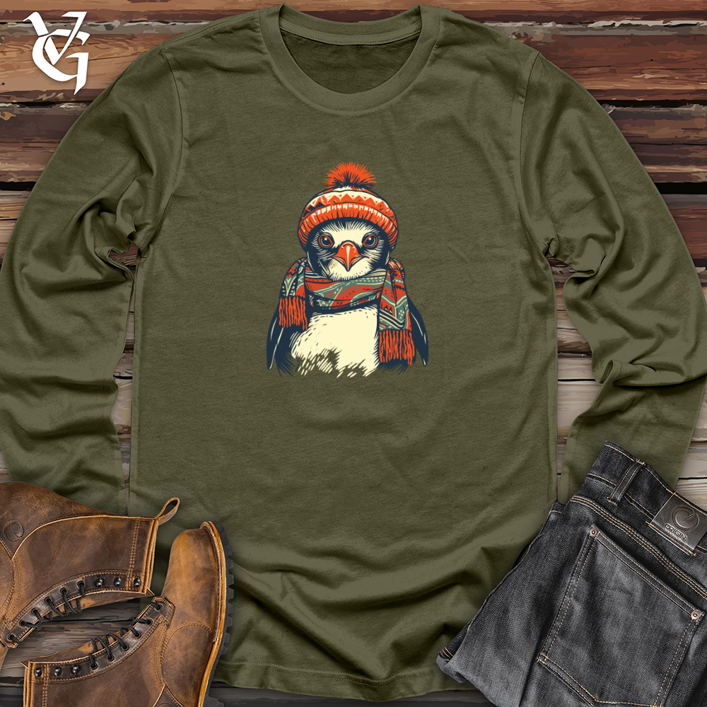 Vintage Frosty Penguin Long Sleeve