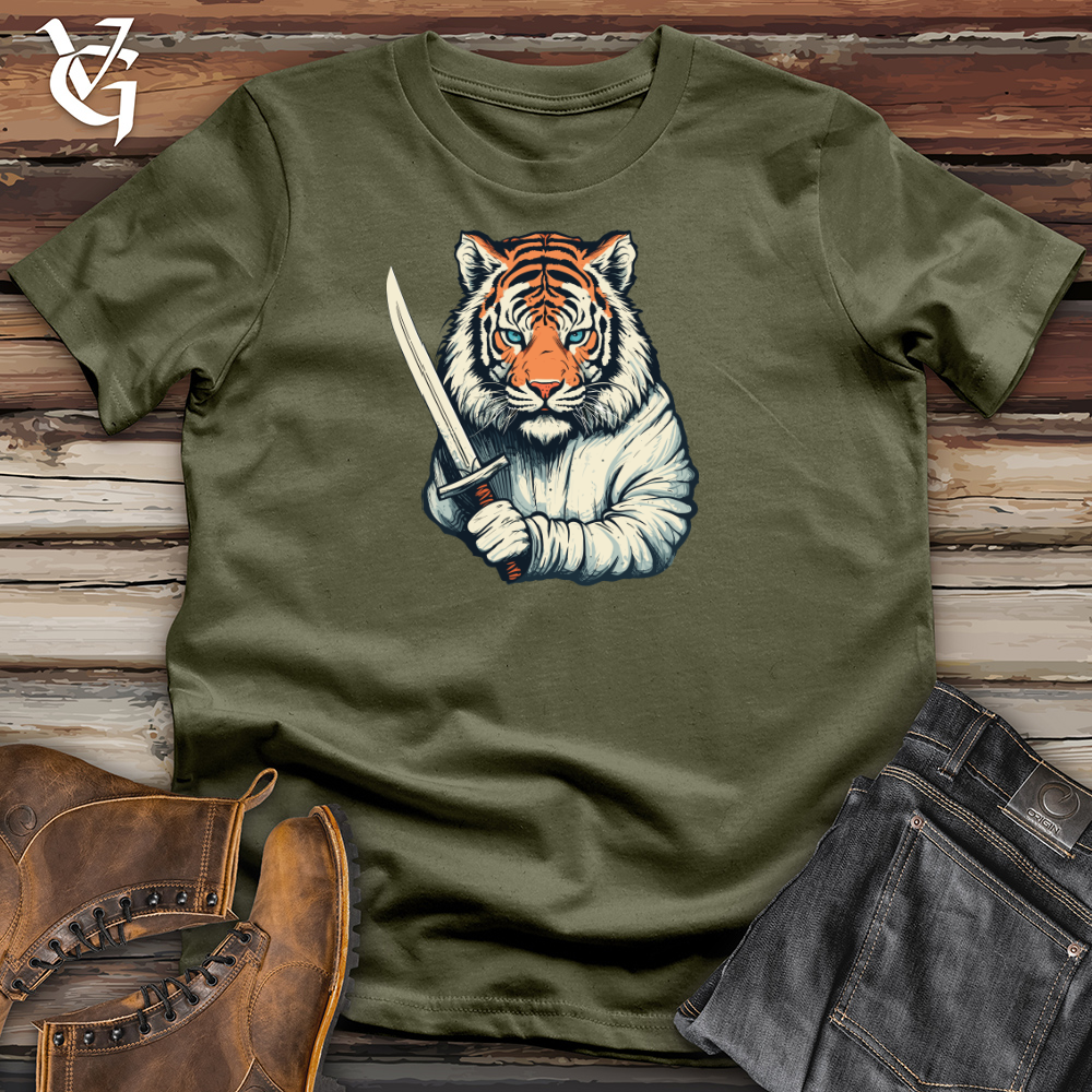 Blade Wielding Tiger Cotton Tee