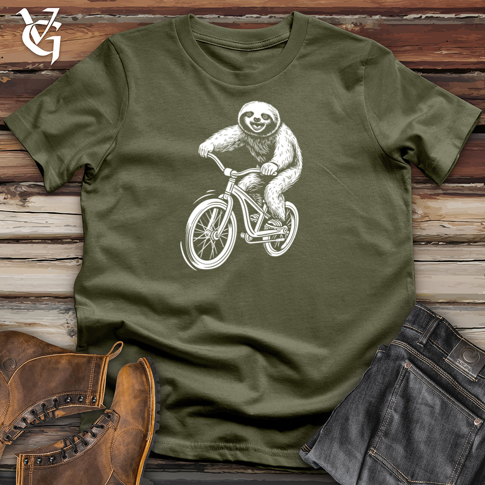 Cruisin Sloth Bike Cotton Tee
