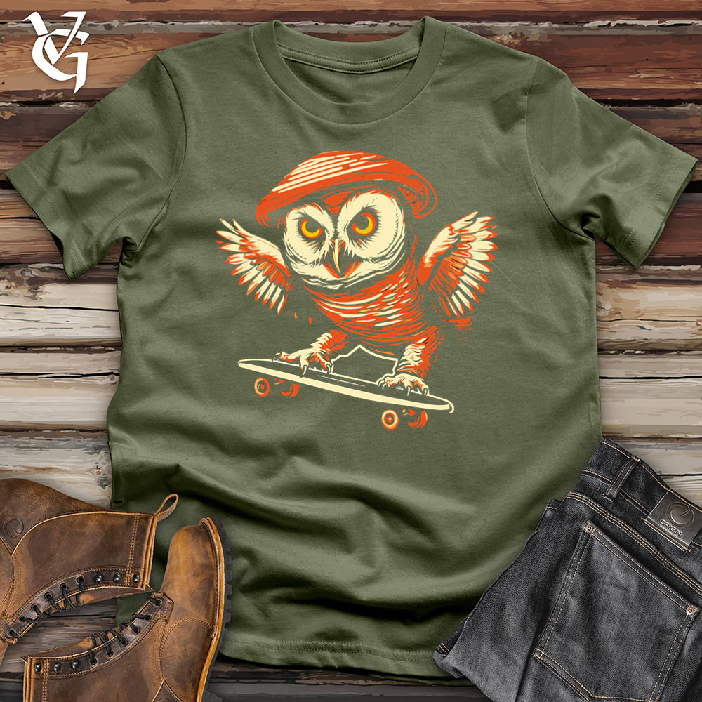 Owl Skate Boarder Softstyle Tee