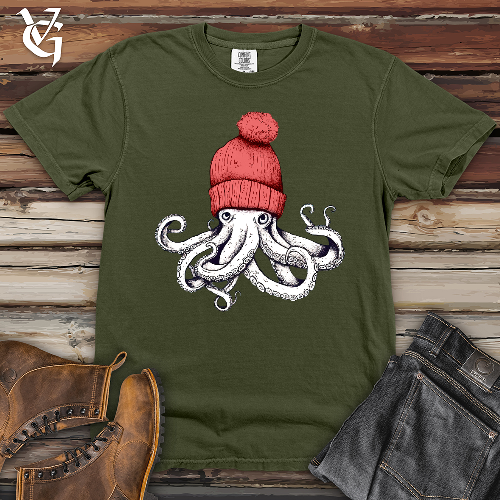 Octopus Chillin Heavy Cotton Comfort Colors Tee