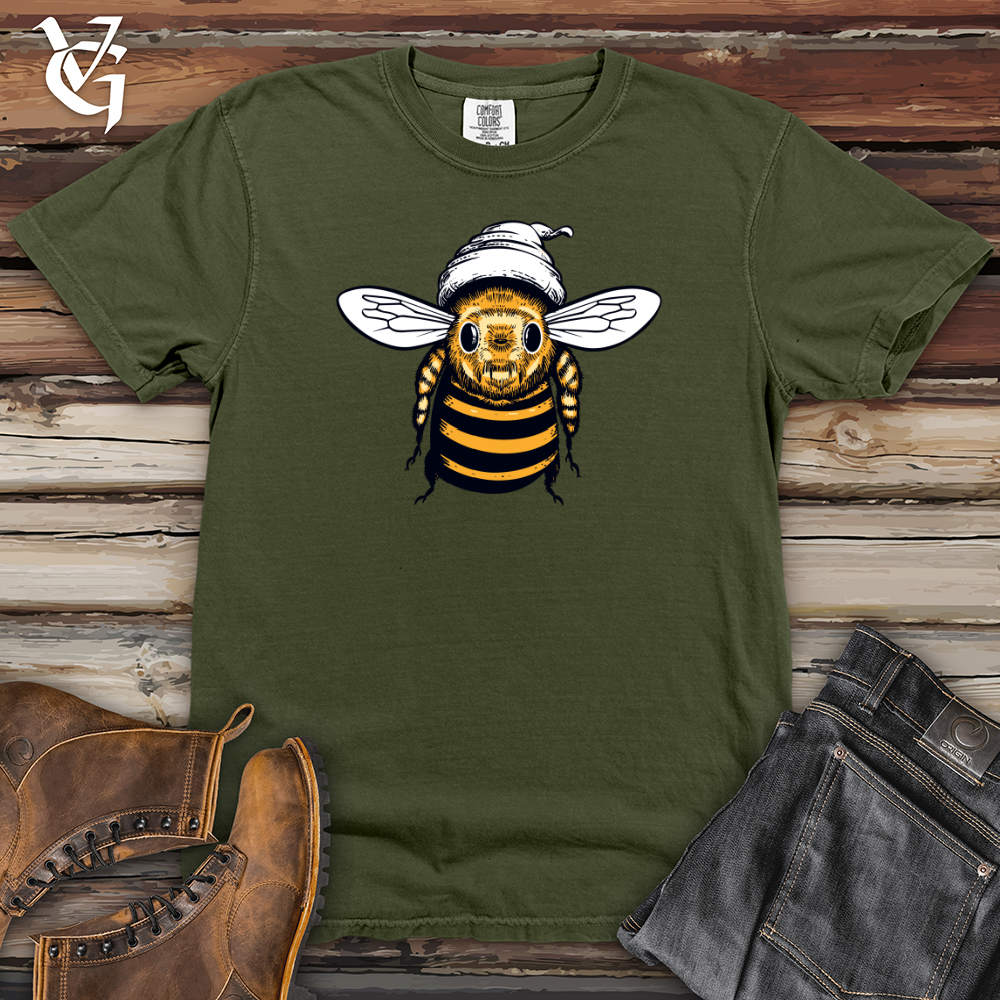 Bee in a Beanie Heavy Cotton Comfort Colors Tee