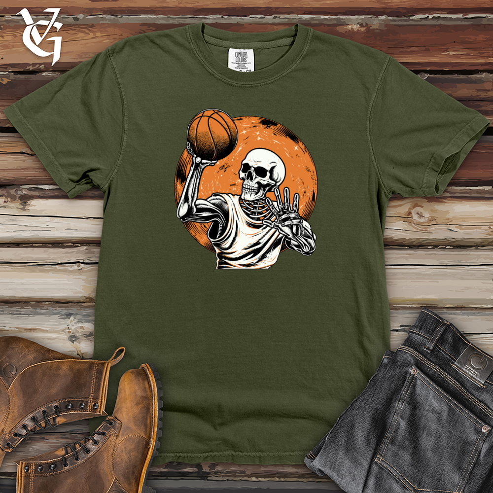 Cosmic Slam Dunk Skeleton Heavy Cotton Comfort Colors Tee