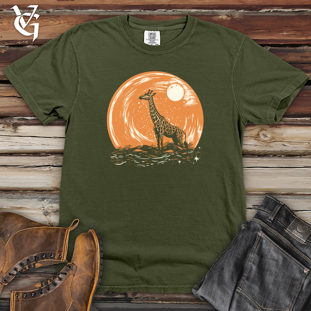 Cosmic Flight Giraffe Heavy Cotton Comfort Colors Tee