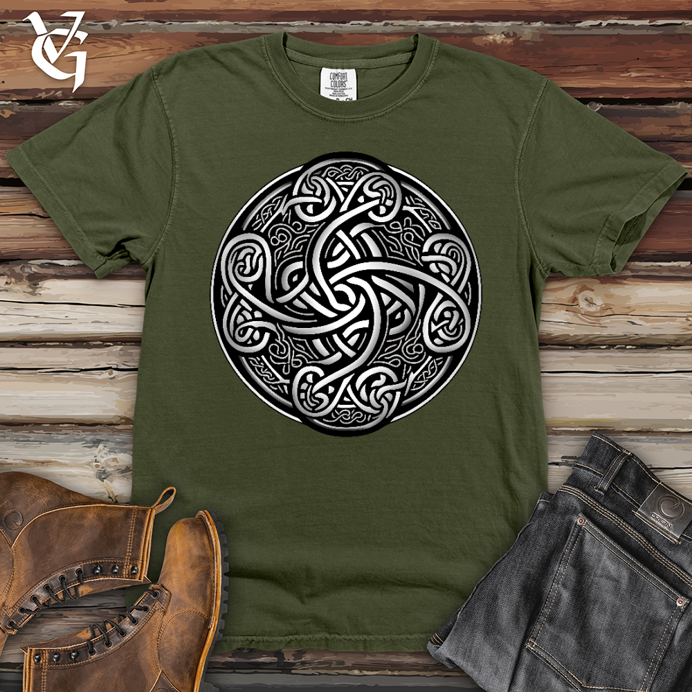 Silver Celtic Knot Heavy Cotton Comfort Colors Tee