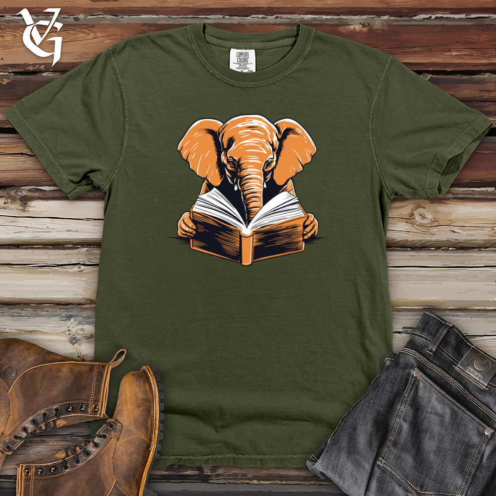 Bookish Pachyderm Heavy Cotton Comfort Colors Tee