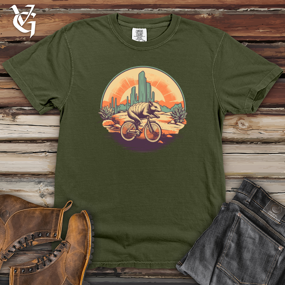 Armadillo Pedal Power Scenic Ride Heavy Cotton Comfort Colors Tee