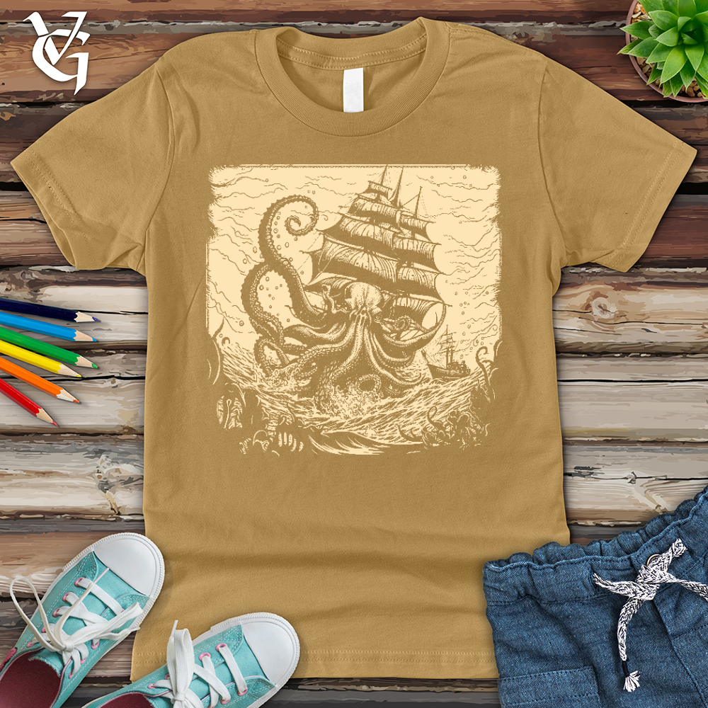 Kraken at Sea Youth Tee