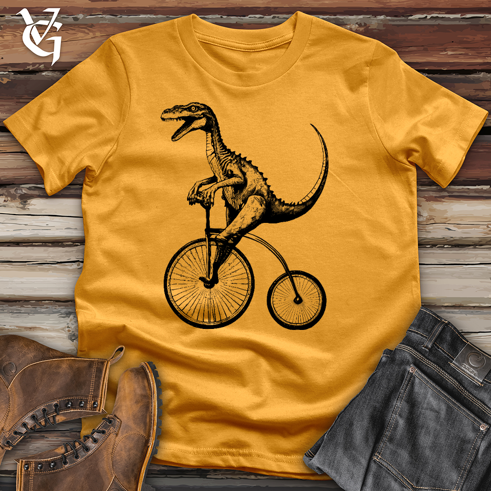 Dinosaur Cyclist Cotton Tee