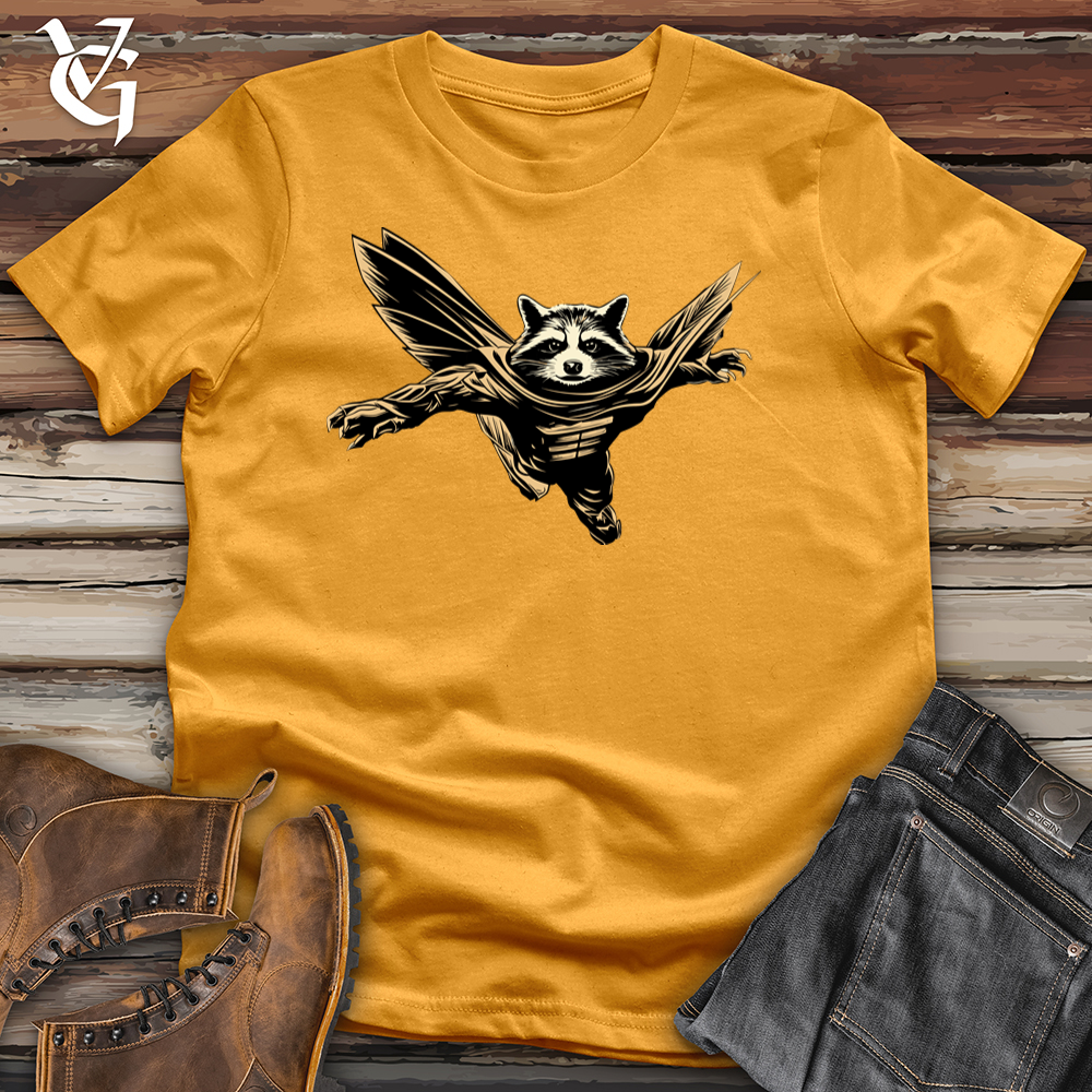 Retro Raccoon Aviator Cotton Tee