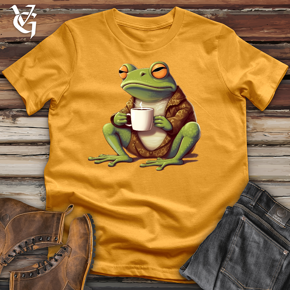 Frog Coffee Addict Cotton Tee