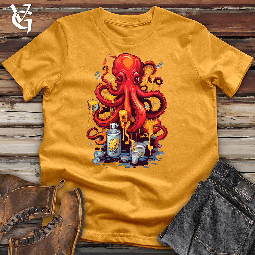 Octopus Graffiti Cotton Tee