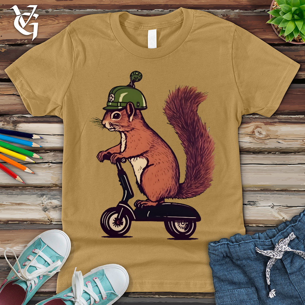 Squirrel Scoot Youth Tee