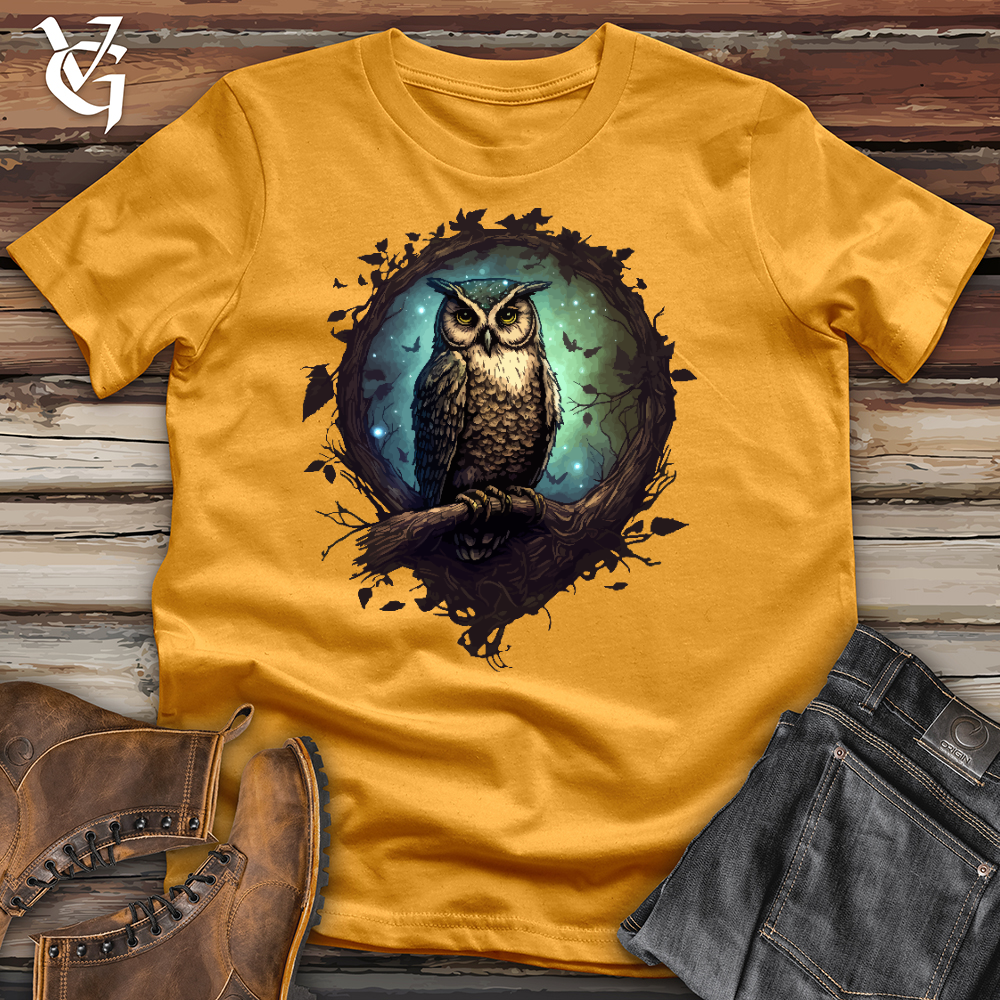 Owl Cosmic Dust Cotton Tee
