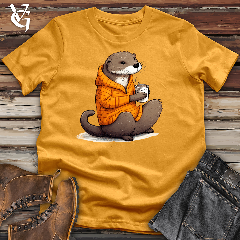 Tea Time Otter Cotton Tee