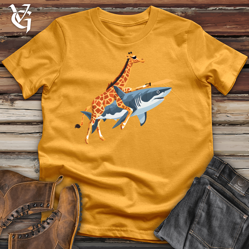 Giraffe Shark Plane Cotton Tee