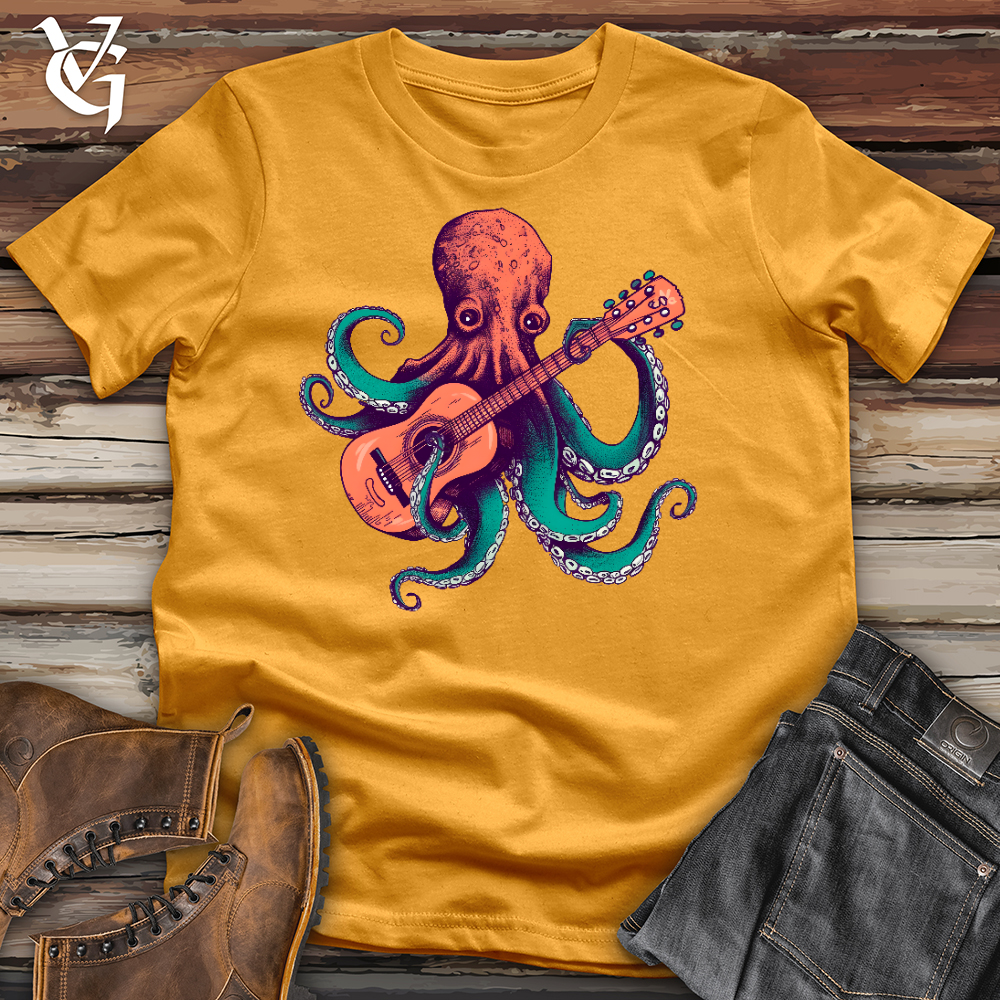 Octopus Guitarist Cotton Tee