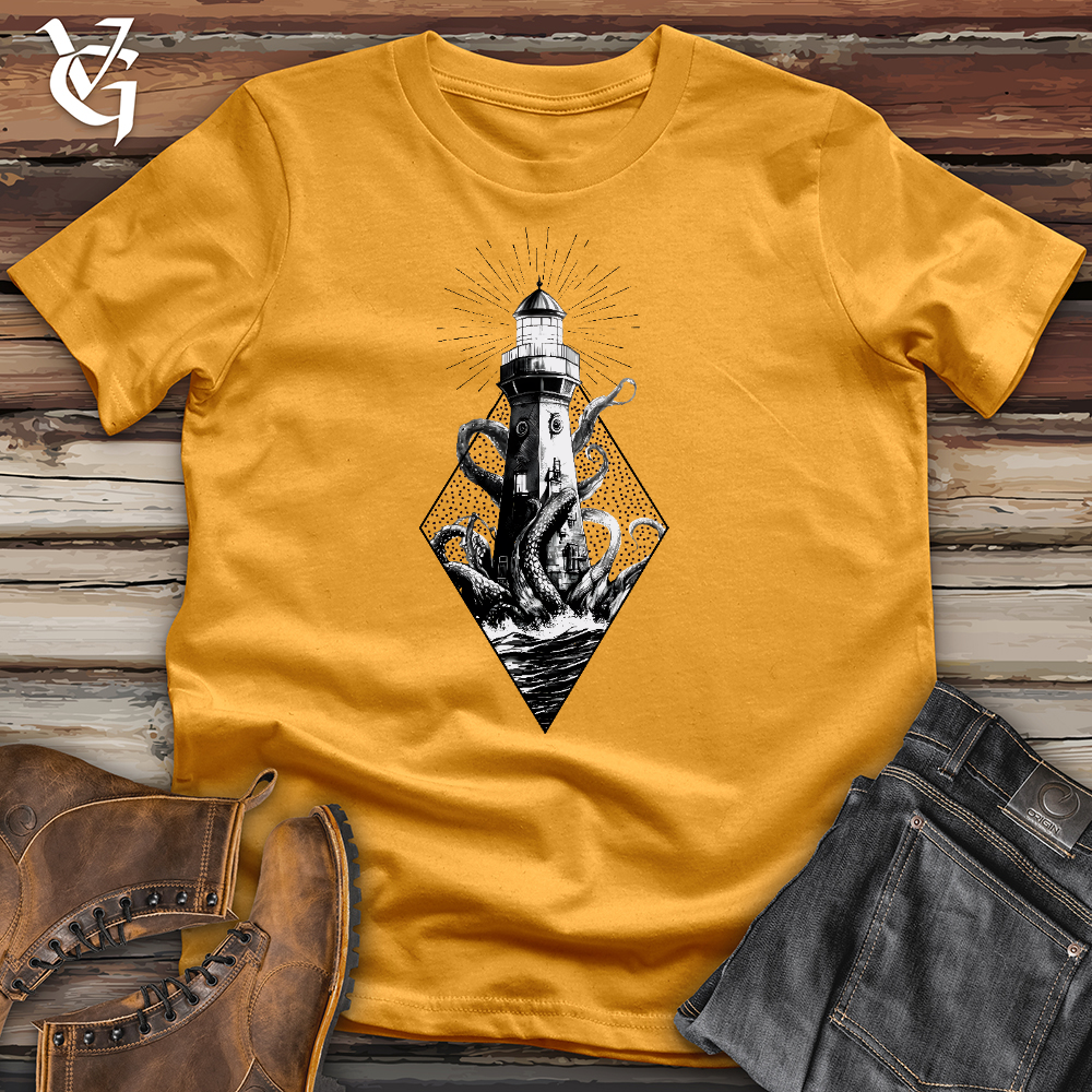 Octopus vs. Lighthouse Cotton Tee