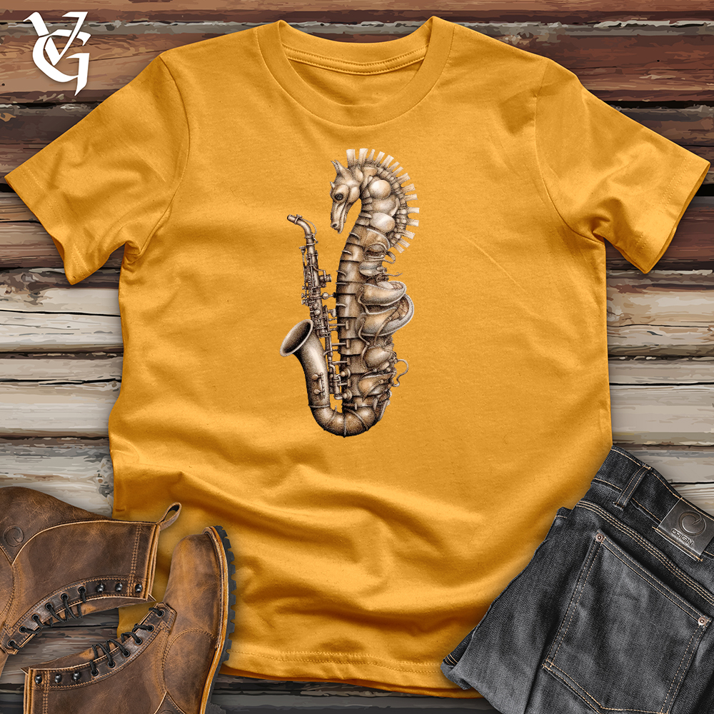 Seahorse Saxophone Cotton Tee