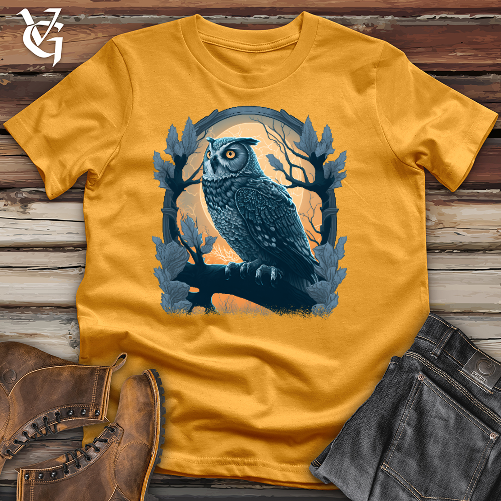 Owl Branch Cotton Tee