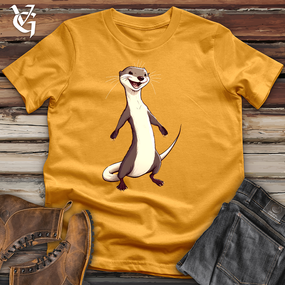 Happy Weasel Cotton Tee