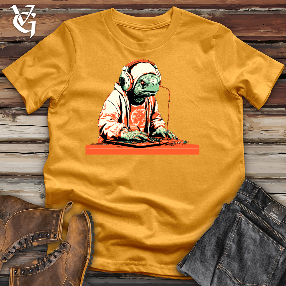 Groovy Turtle Beats Cotton Tee