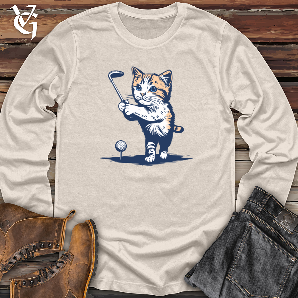 Cat Golfing Long Sleeve