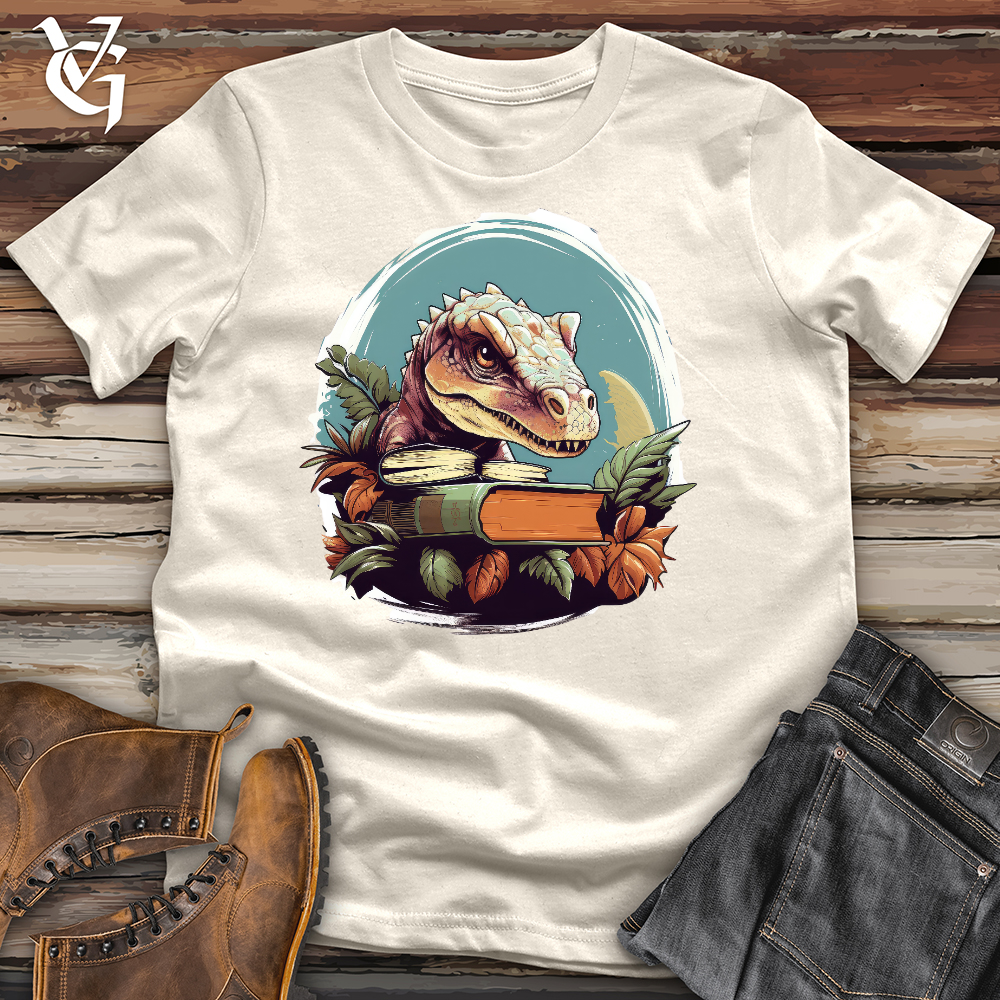 Dino Book Worm Cotton Tee
