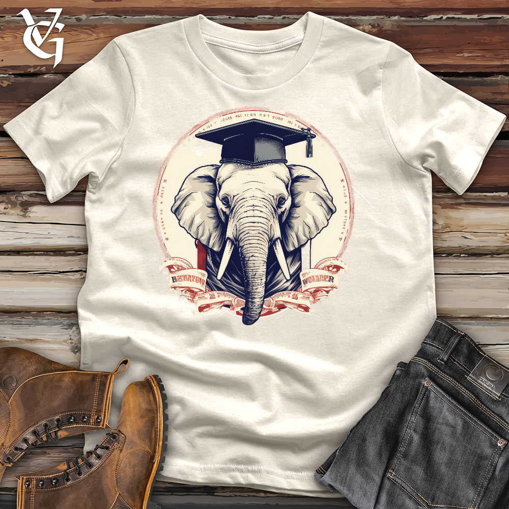 Graduating Elephant Cotton Tee