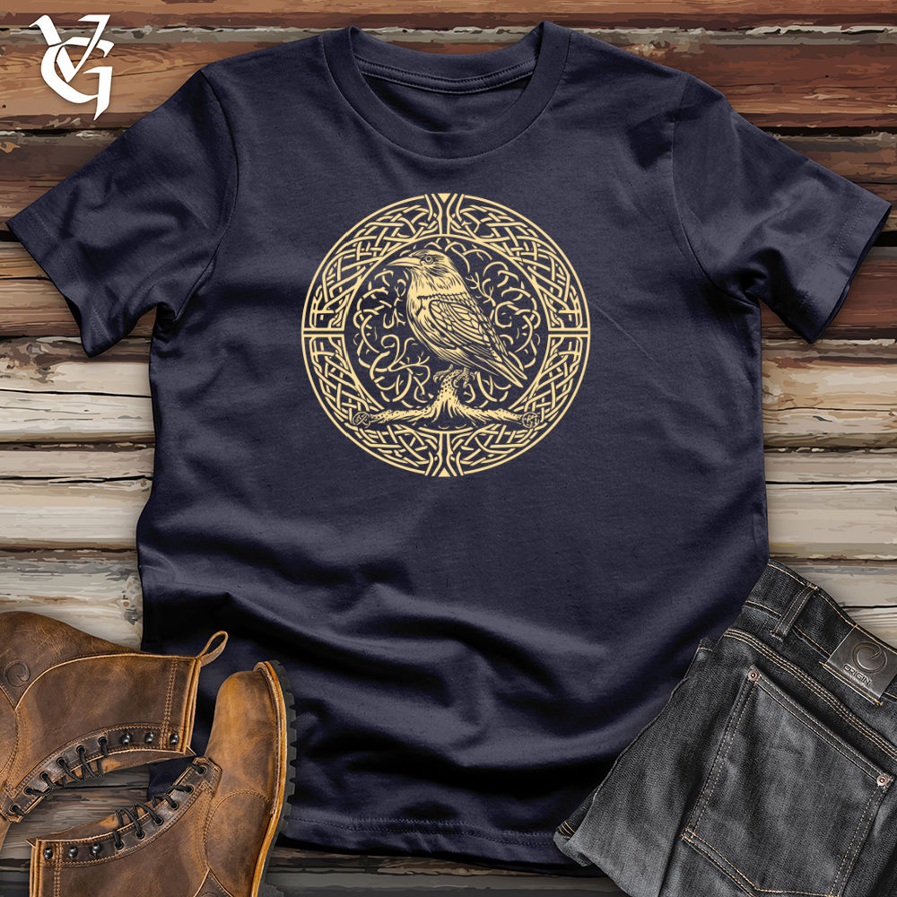 Celtic Bird Emblem Cotton Tee