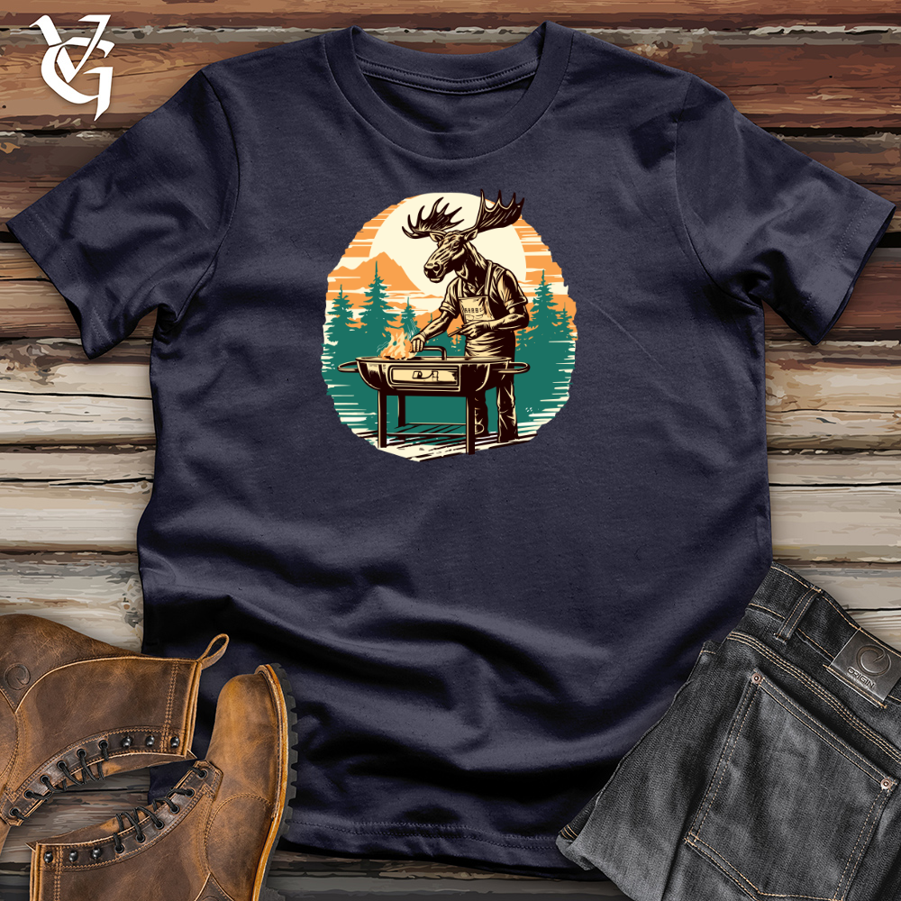 Grilling Bullwinkle Cotton Tee