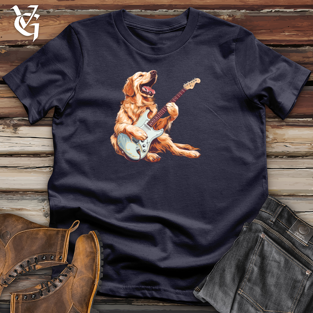 Golden Retriever Rockstar Cotton Tee