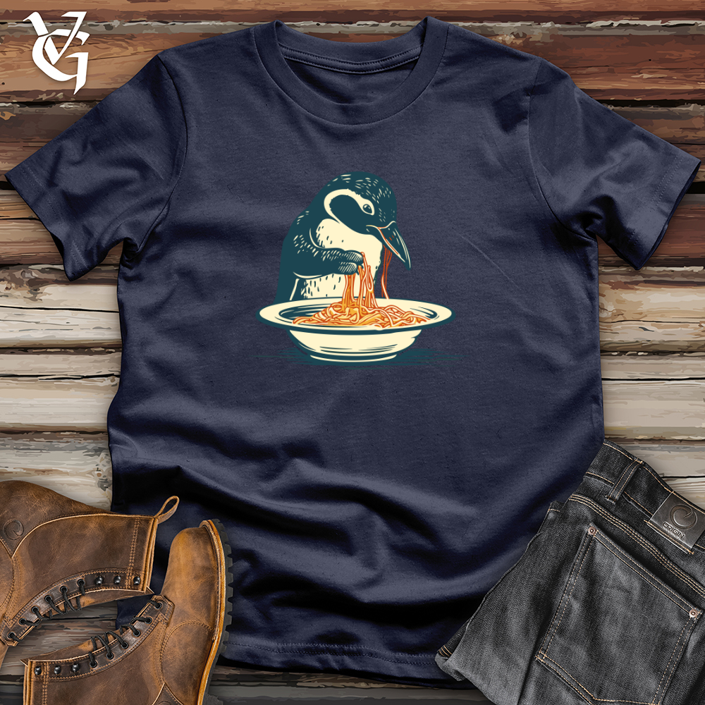 Retro Spaghetti Penguin Softstyle Tee