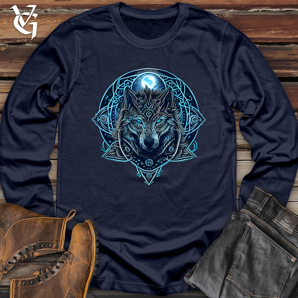 Celtic Fenrir Wolf Softstyle Long Sleeve