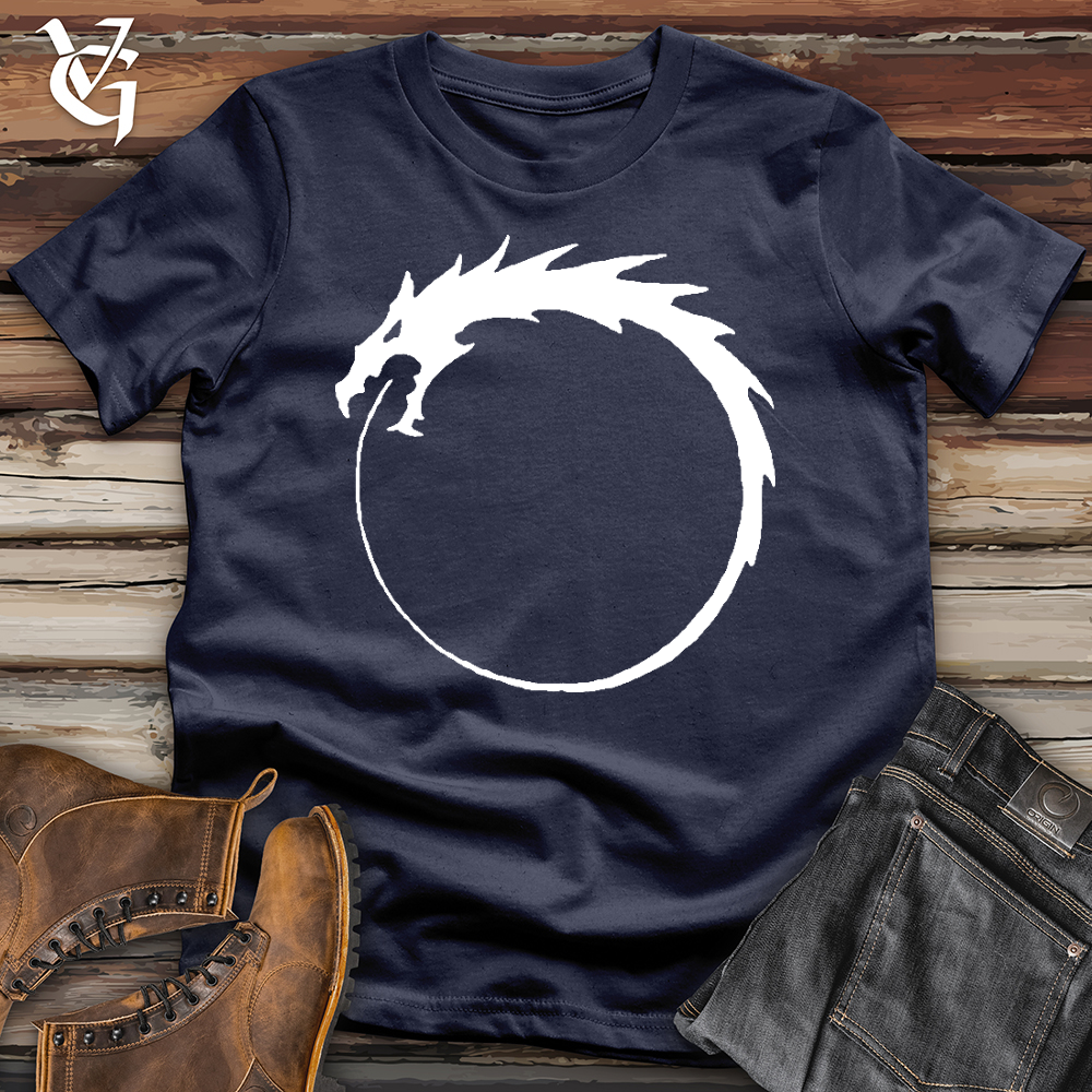 Dragon Circle White Softstyle Tee