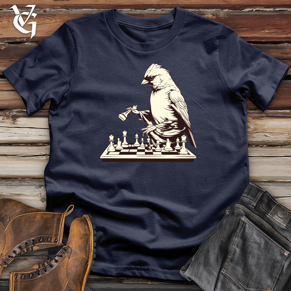 Finch Feathered Chess Softstyle Tee