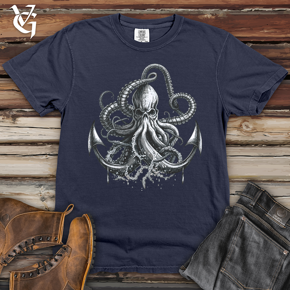 Anchored Octopus Heavy Cotton Comfort Colors Tee