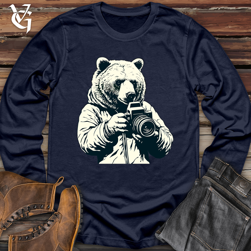 Bear Behind the Lens Moment Softstyle Long Sleeve