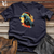 Retro Surfing Raven Cotton Tee