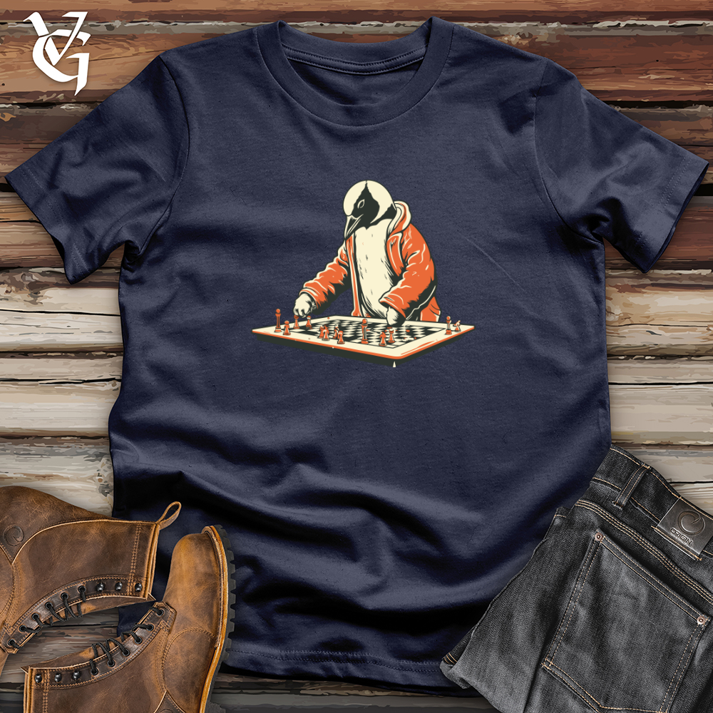 Vintage Game Night Penguin Softstyle Tee