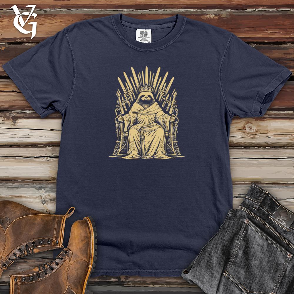 Sloth Regal Throne Heavy Cotton Comfort Colors Tee