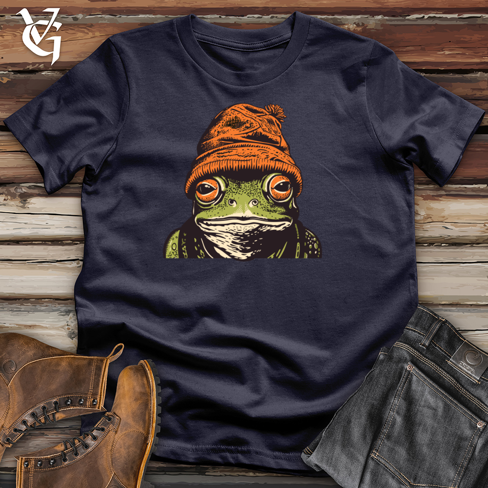 Retro Beanie Frog Cotton Tee