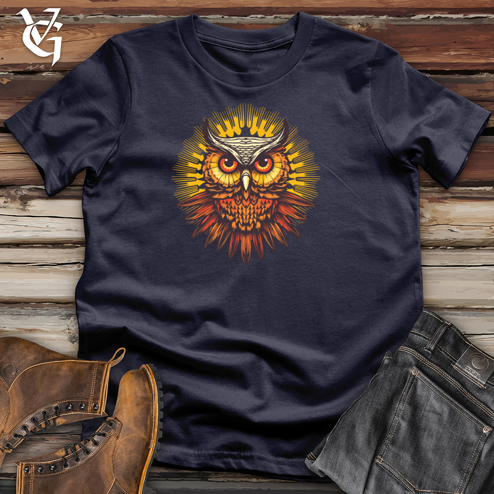 Enlightened Solar Owl Cotton Tee